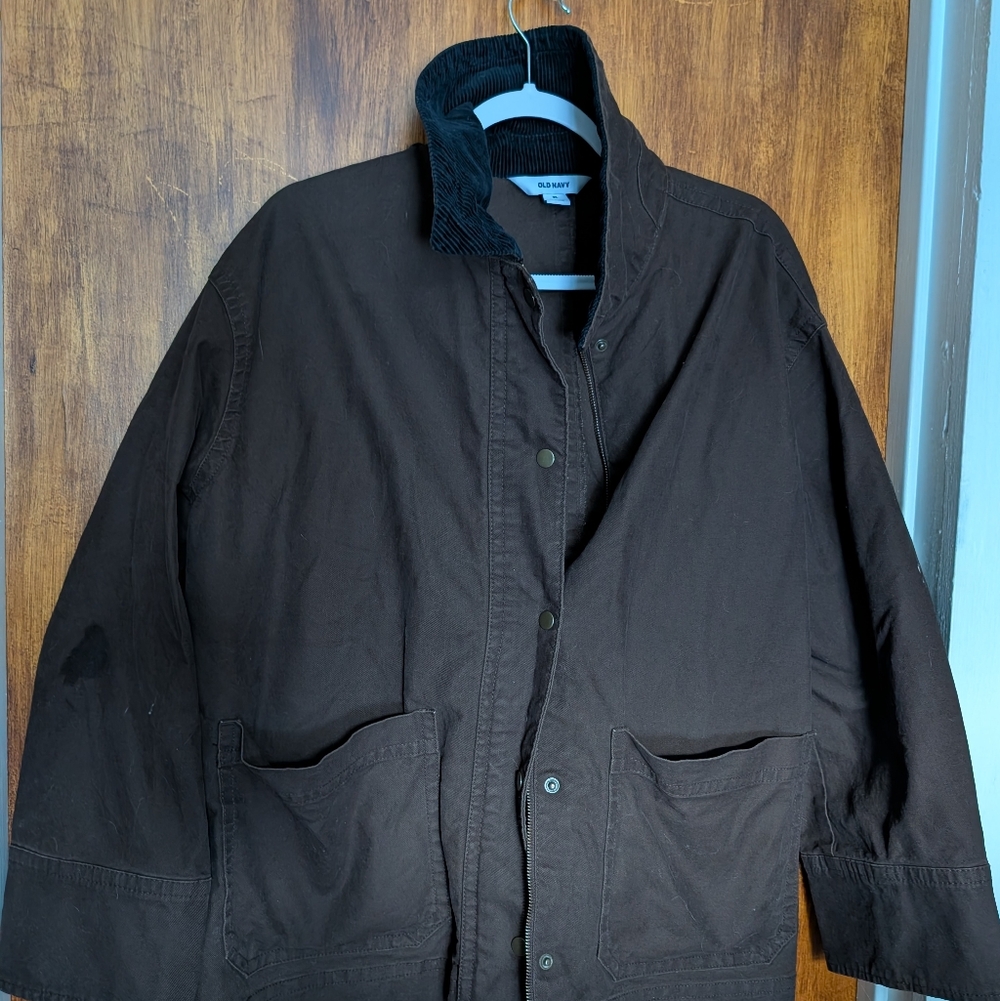 Old Navy Brown Barn Coat size xl